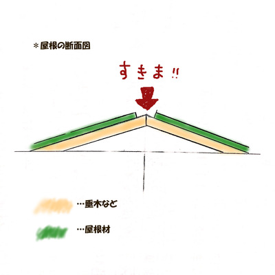 屋根断面図
