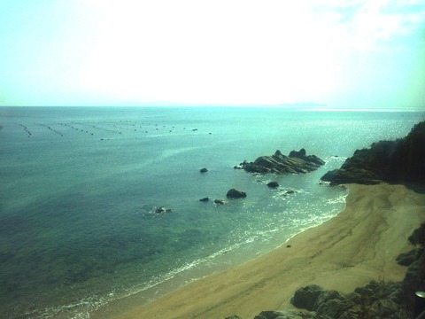 洲本への海岸線