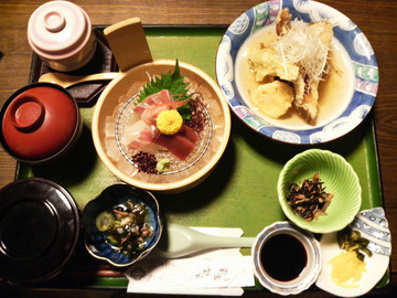 お侍茶屋「刺身御膳」