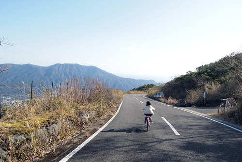 三原山が見えてきた