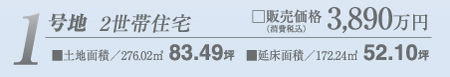 第3本田1号地(価格・面積)