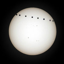 金星太陽面通過-1
