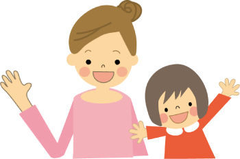 おかあさんと女の子