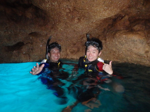 青の洞窟シュノーケル　ｉｎ　イケメン