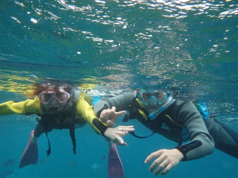 青の洞窟シュノーケルです＾＾