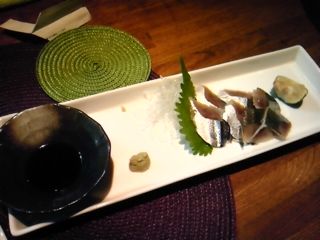 初物 釧路さんま きずし
