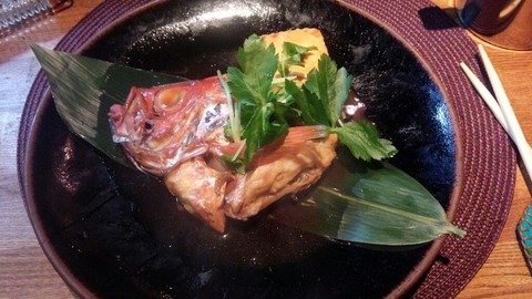 金目鯛の煮付け