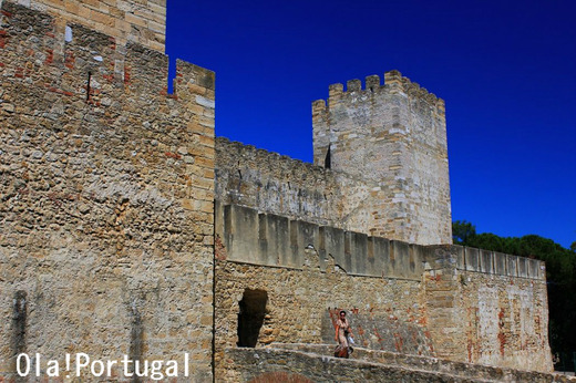 ポルトガル古城巡り:Castelo de Sao Jorge サン・ジョルジェ城