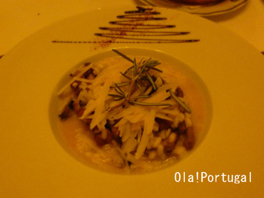 ポルトガル料理:Risoto de Cogumelos (キノコのリゾット)