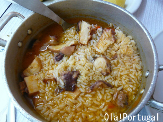 ポルトガル料理:Arroz de Porvo(アローシュ・デ・ポルヴォ)