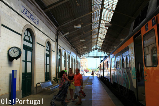 ポルトガル・スペインの国境の鉄道駅:Valenca ヴァレンサ