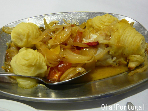 ポルトガル料理:Bacalhau a Casa 当店のバカリャウ料理
