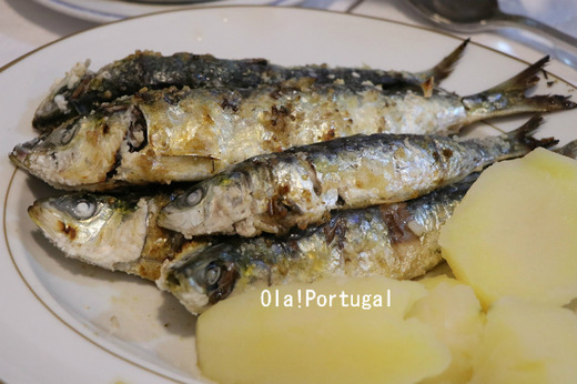 ポルトガル料理:Sardinhas Assadas