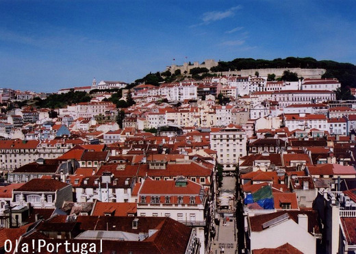 Castelo de Sao Jorge サン・ジョルジェ城とリスボン歴史地区