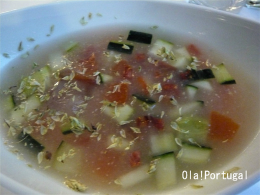 ポルトガル料理:Gaspacho a Portuguesa ポルトガル風ガスパチョ
