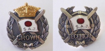 【まとめ売り！】SAJ テクニカル・クラウンバッジセット まとめ売り！】SAJ テクニカル・クラウンバッジセット まとめ売り