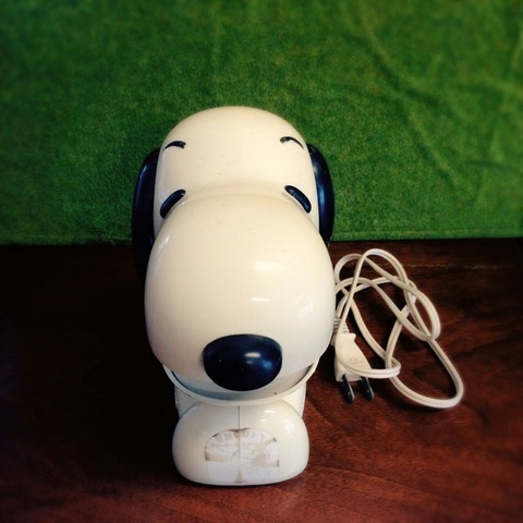 スヌーピー　ビンテージ特大ライト AXS SNOOPY SNV-102 アメリカンレトロ セルリアンブルー