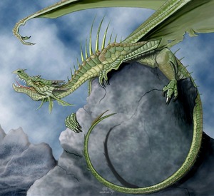 green-dragon-animal-rock