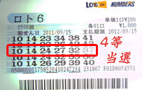 ロト 6 当選番号