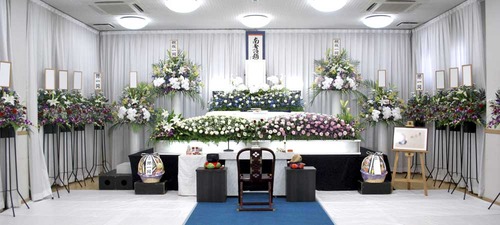 地域集会所で葬儀
