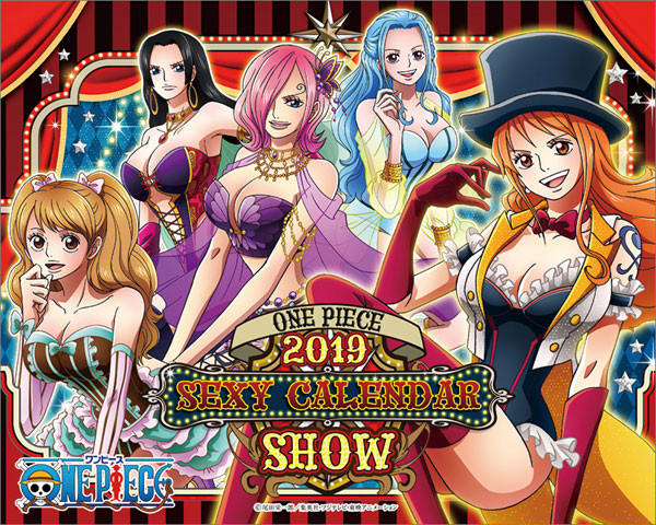 卓上 ONE PIECE SEXY CALENDAR -SHOW- 2019年カレンダー 2018年10月
