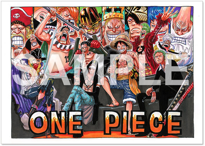One Piece 複製原画 麦わらストア２周年ver はドレスローザ編のイラストに決定 ワンピースフィギュア Pop 予約 新作速報