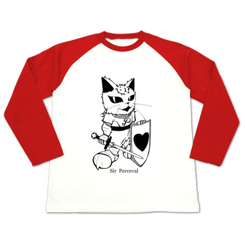 パーシヴァル・ラグラン長袖Tシャツ赤