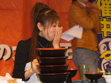 三宅さんの大食いパフォーマンス