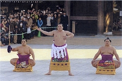 白鵬土俵入り