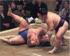 琴奨菊、肩透かし
