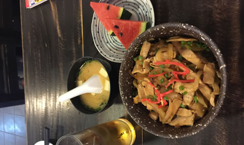 忍者ラーメン豚丼
