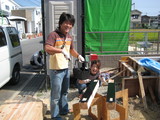 M様邸墨塗り