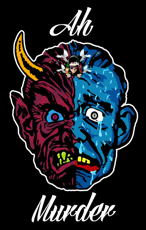 RED SPIDER×DESTROY DOG / 2 FACE TEE!! : FROG STORE STAFF VOICE