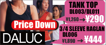 DALUCレディースタンクトップ、Tシャツ激安SALE