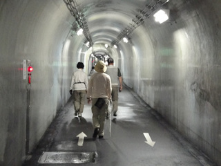 清津峡トンネル内