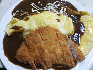 オムカツカレー(加工前)