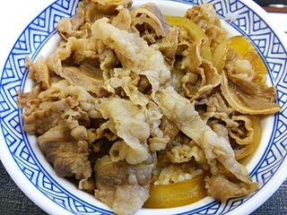 牛丼(加工前)