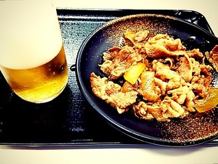 牛皿&ビール(加工後)