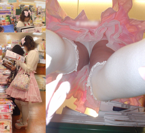 逆さ撮りしたら白いパンツだった女性ばかり集めてみた