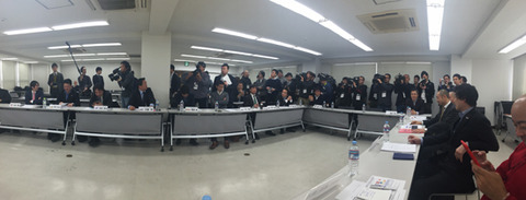 bjリーグ代表者会議の様子