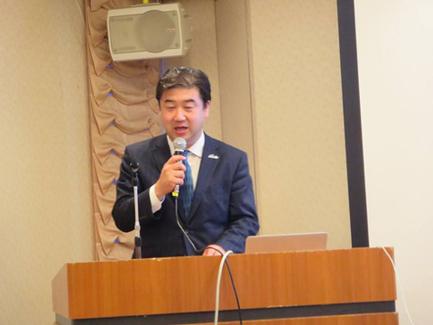 知新会での講演