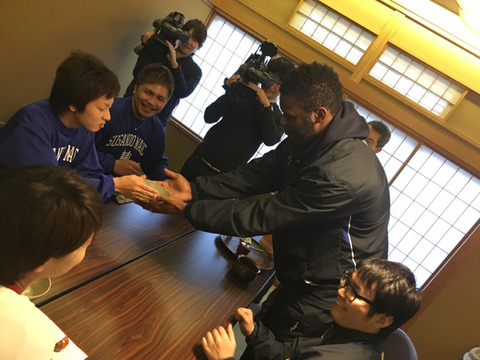 スクーティー選手のお点前