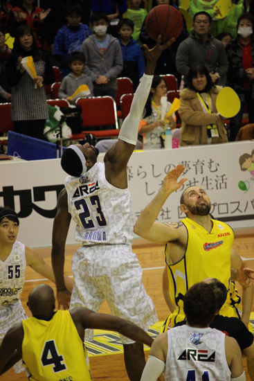 ブラウン選手(2日目)