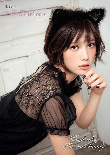 『ショートボブ ミディアムボブ芸能人 髪型/ヘアカタログ【黒髪・ストレート・前