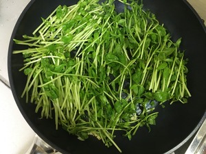 豆苗の中華風ニンニク炒めのレシピ、その5