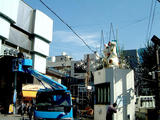 2005招き猫広場クリスマス飾り付け準備