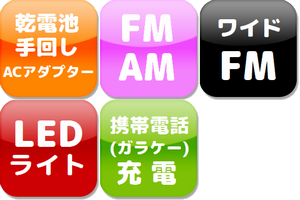 ELPA 防災クロックラジオ BCR-01