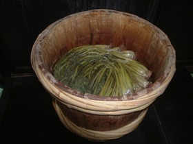 すんき漬(樽漬)