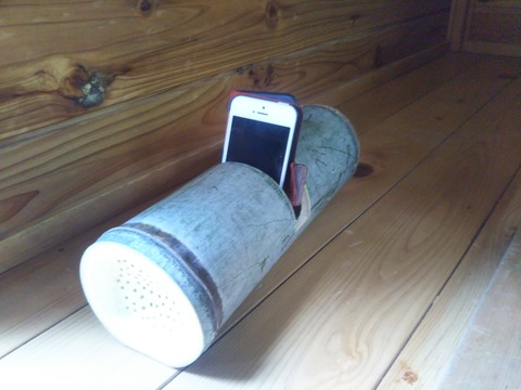簡易スマホスピーカーみかづき