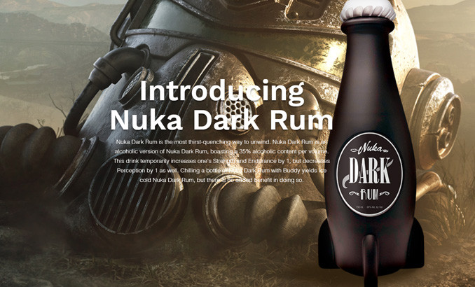 ヌカ・コーラ・ダーク」ゲームに登場するアルコール飲料が実際に発売